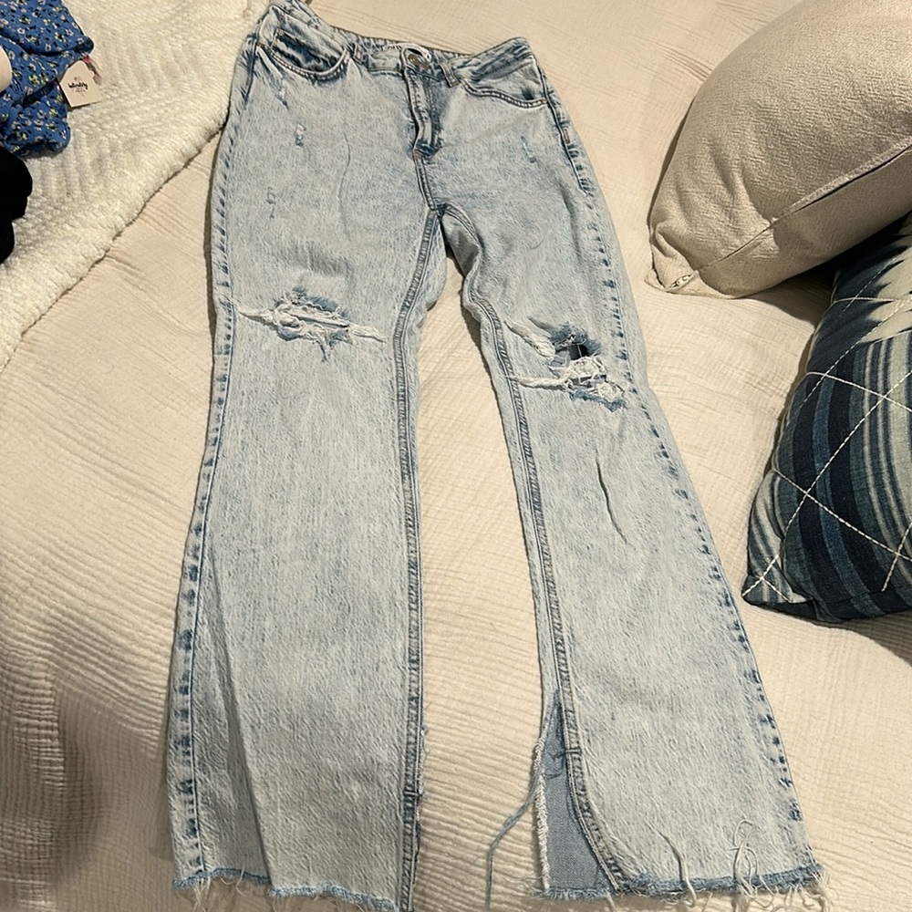 Light Wash Flare Zara Jeans